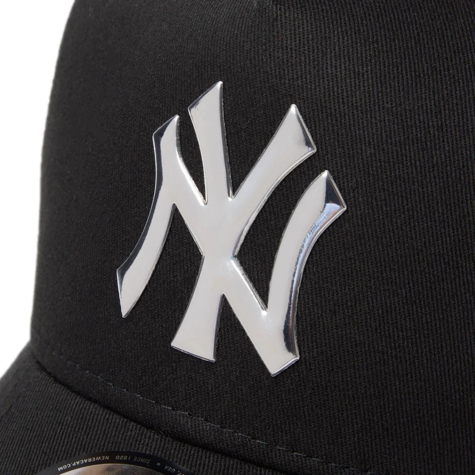 [NEW ERA]9FORTY A-Frame New York Yankees TPU LOGO/BLACK(14744894)