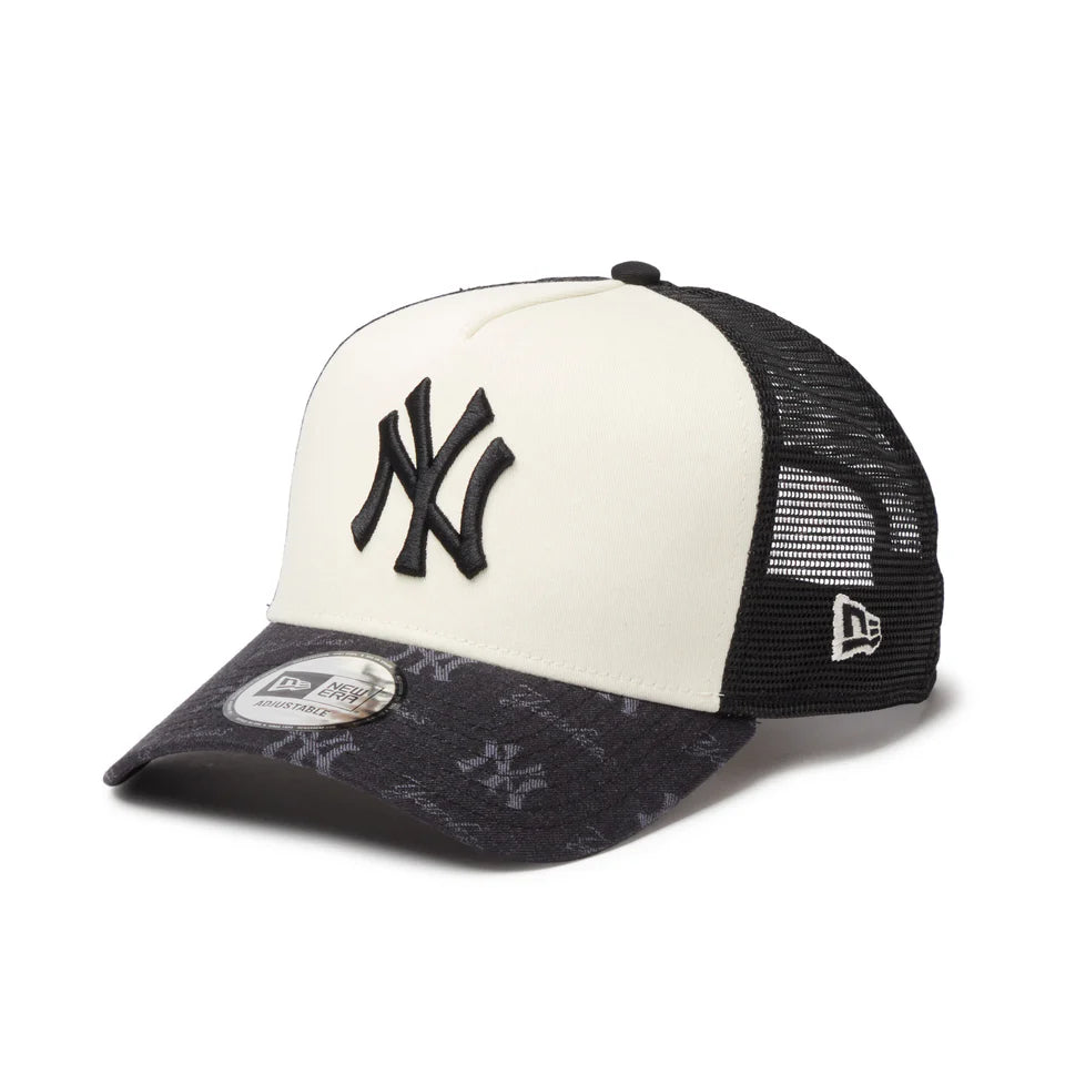 [NEW ERA]9FORTY A-Frame トラッカー MLB Jacquard ニューヨーク・ヤンキース/BLACK(14744896)