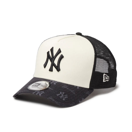 [NEW ERA]9FORTY A-Frame トラッカー MLB Jacquard ニューヨーク・ヤンキース/BLACK(14744896)