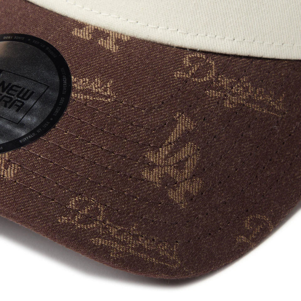 [NEW ERA]9FORTY A-Frame トラッカー MLB Jacquard ロサンゼルス・ドジャース/BROWN/(14744915)