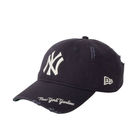[NEW ERA]920 New York Yankees VISOR LOGO/DAMAGED/NAVY(14745044)