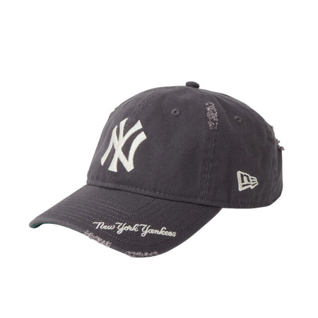 [NEW ERA]920 New York Yankees VISOR LOGO/DAMAGED/GRAPHITE(14745045)