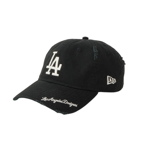 [NEW ERA]920 Los Angeles Dodgers VISOR LOGO/DAMAGED/BLACK(14745079)