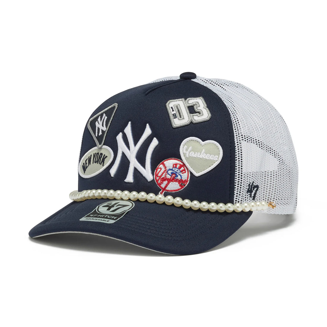 ['47]ヒッチ LC ニューヨーク・ヤンキース TRENDY TEAM/NAVY(14920328)