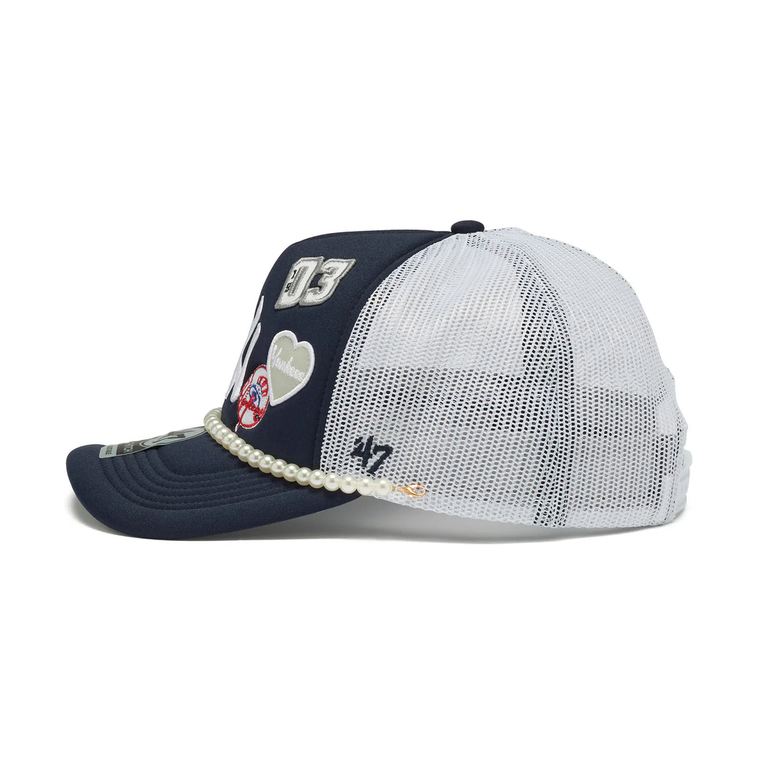 ['47]ヒッチ LC ニューヨーク・ヤンキース TRENDY TEAM/NAVY(14920328)