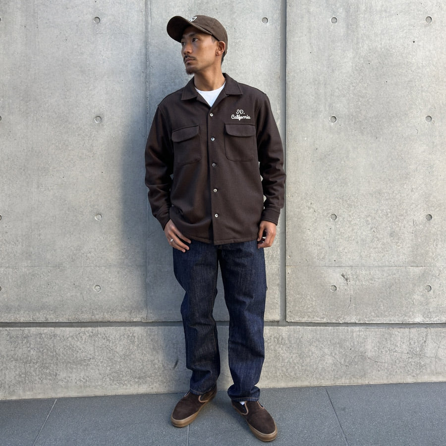 STANDARD CALIFORNIA]D Wool Shirt/Brown(SHOLB270) – R&Co.