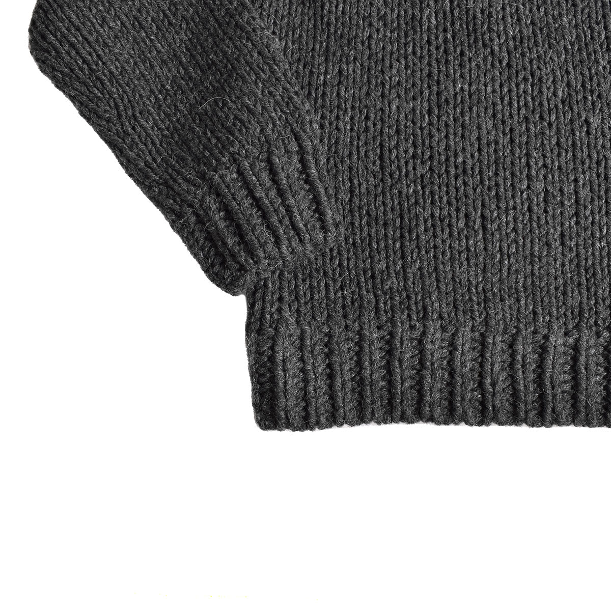 CLANE]CHUNKY CABLE HAND KNIT TOPS/GRAY(15106-2312) – R&Co.