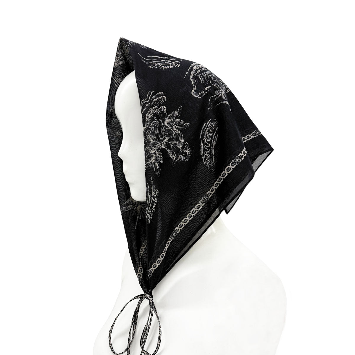 beautiful people]aloha tattoo print scarf/BLACK(1515811944) – R&Co.