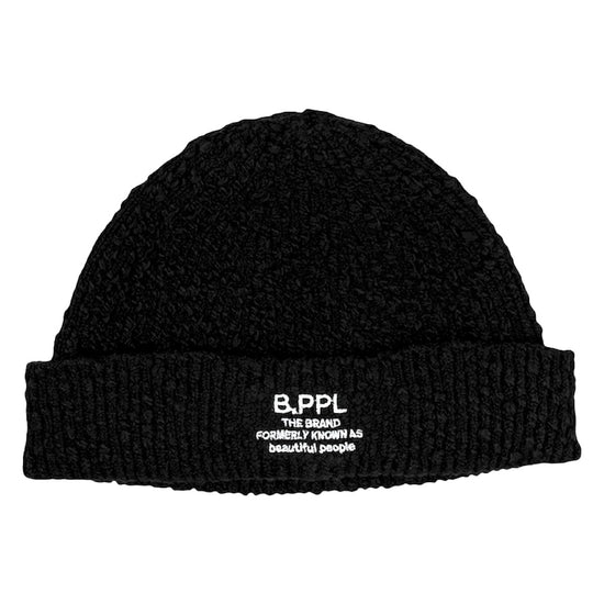 [beautiful people]B.PPL stretch cotton beanie/BLACK(1535211001) – R&Co.