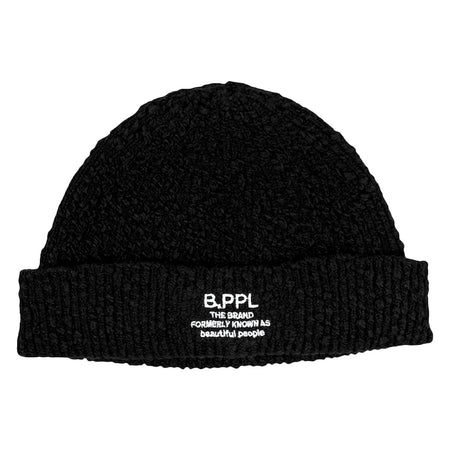 [beautiful people]B.PPL stretch cotton beanie/BLACK(1535211001)