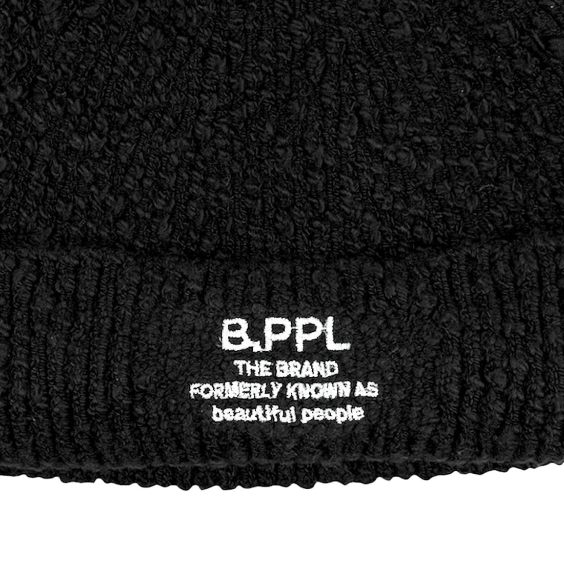 [beautiful people]B.PPL stretch cotton beanie/BLACK(1535211001)