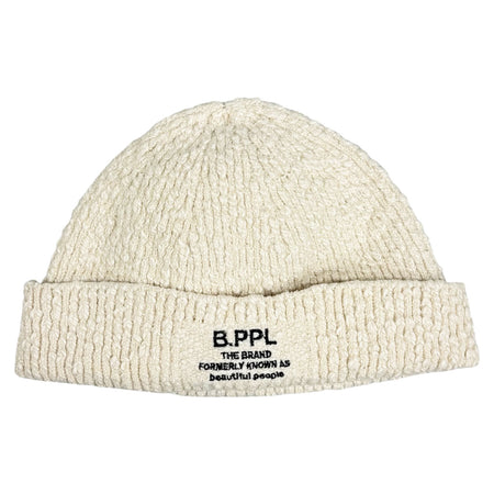 [beautiful people]B.PPL stretch cotton beanie/ECRU(1535211001)