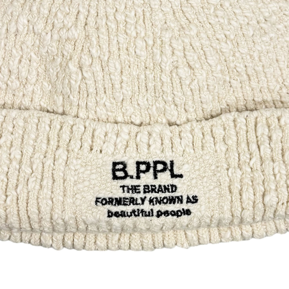 [beautiful people]B.PPL stretch cotton beanie/ECRU(1535211001) – R&Co.