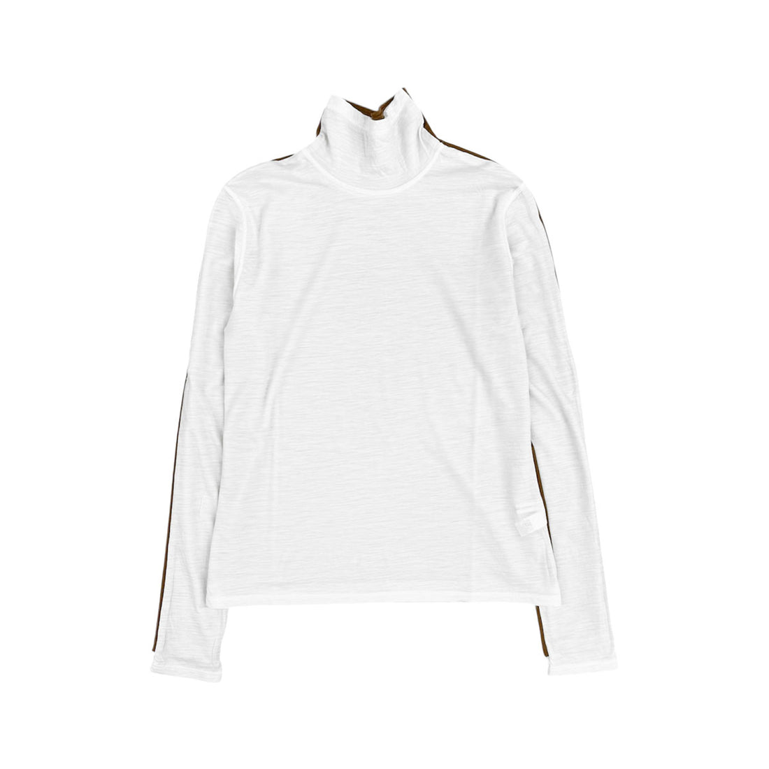 [beautiful people]flip washable wool jersey high neck top/CAMEL(1535310022)