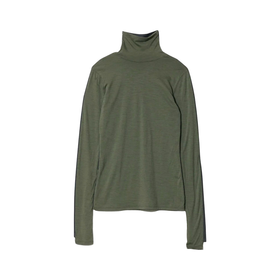 [beautiful people]flip washable wool jersey high neck top/GRAY(1535310022)