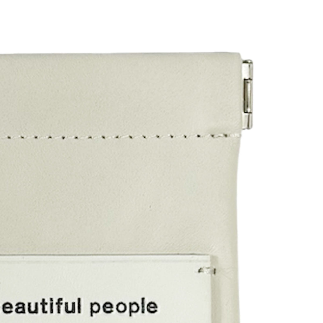 [beautiful people]color leather small case/ECRU(1535511997)