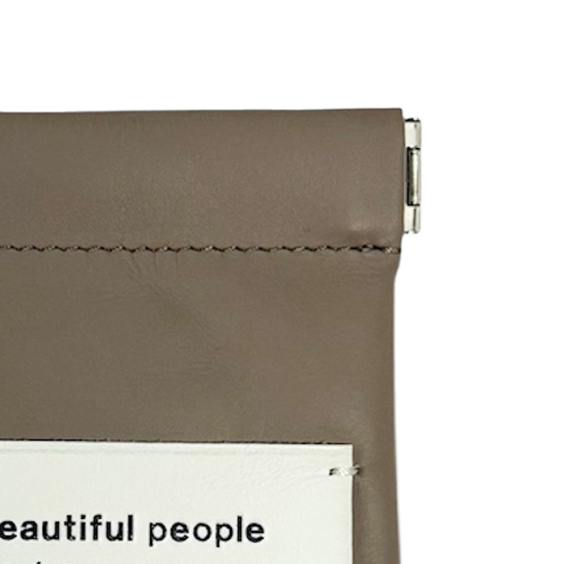 [beautiful people]color leather small case/MUSHROOM(1535511997)