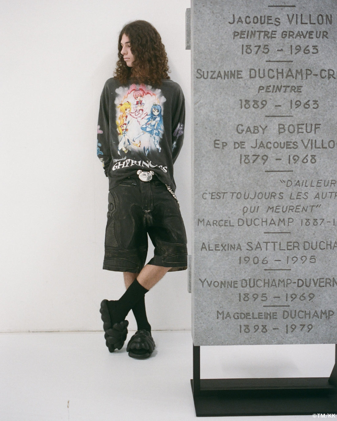 [mononoke・made]LS T-SHIRT/SUPERFLAT/BLACK(MT-MK8-0000-008)