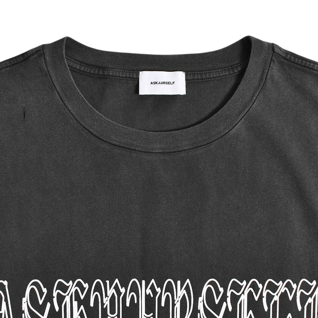 [ASKYURSELF] GOTH LOGO TANK/BLACK(V17010106-033)