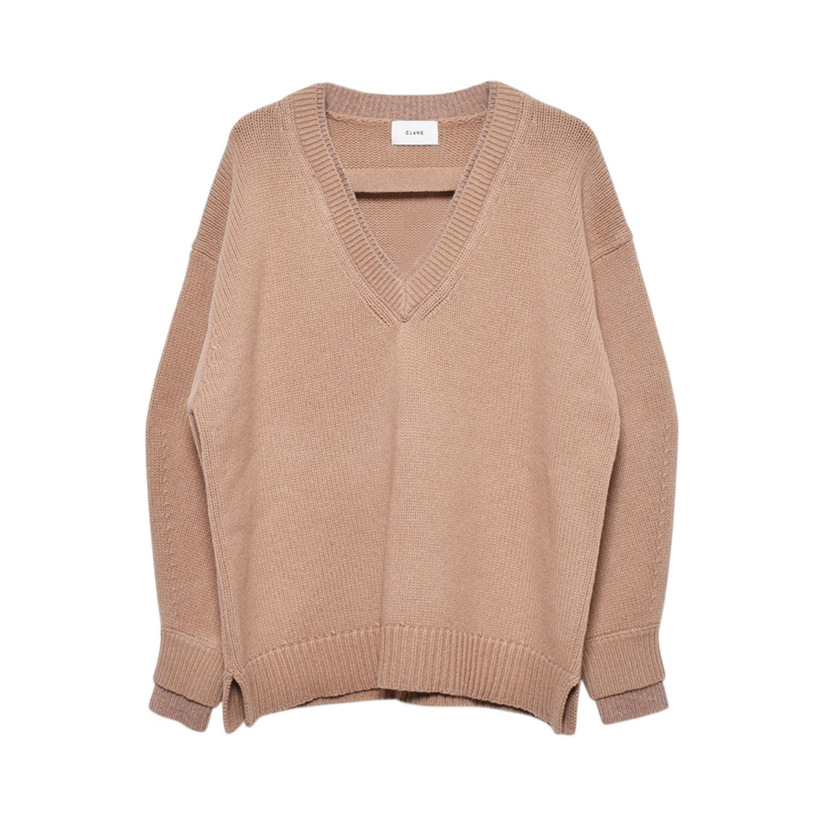 ニット/セーター CLANE 2WAY CAPE KNIT TOPS CLANE]2WAY NECK OVER KNIT TOPS/BEIGE(17106-2442) – R&Co.