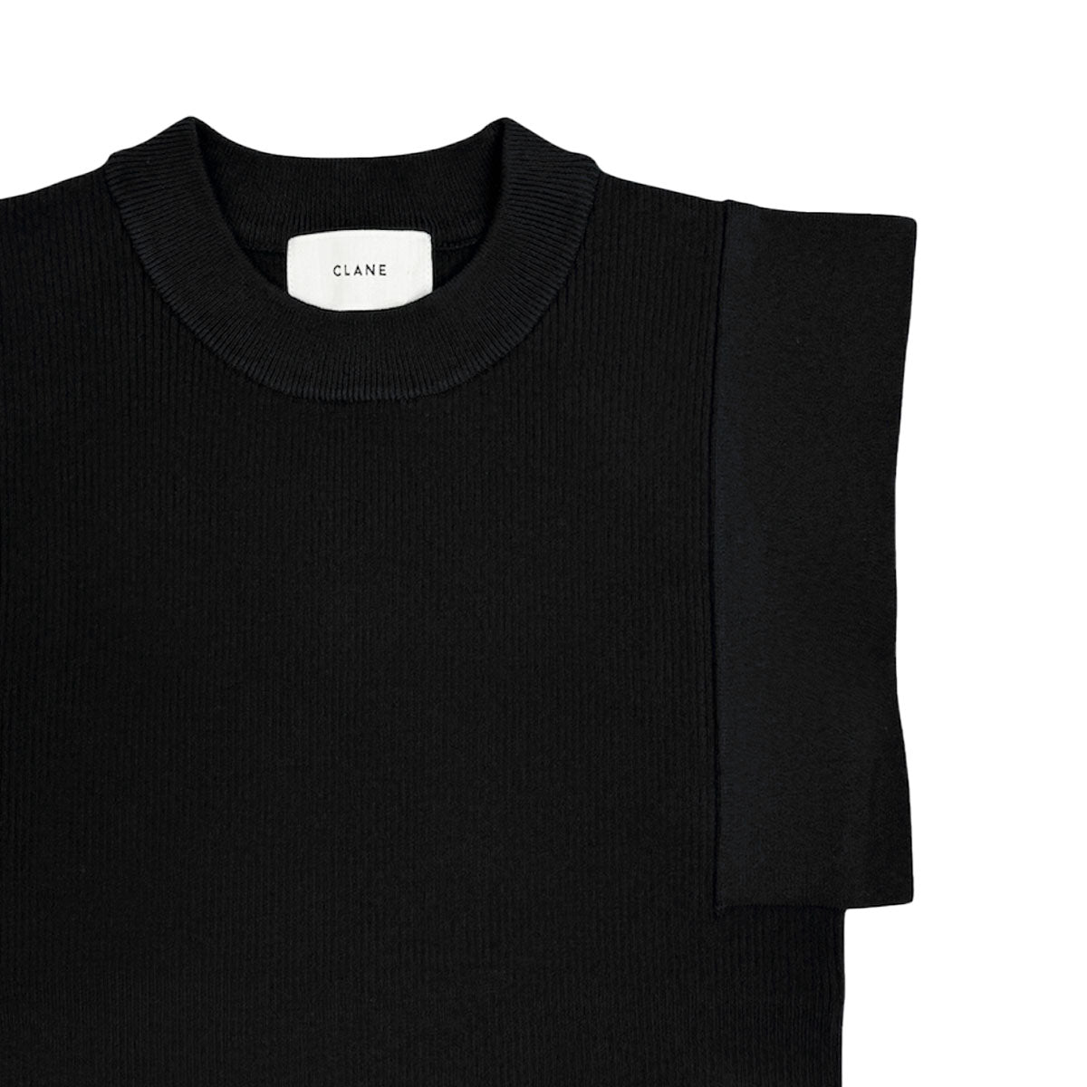 CLANE]SQUARE SLEEVE KNIT TOPS/BLACK(18106-2252) – R&Co.