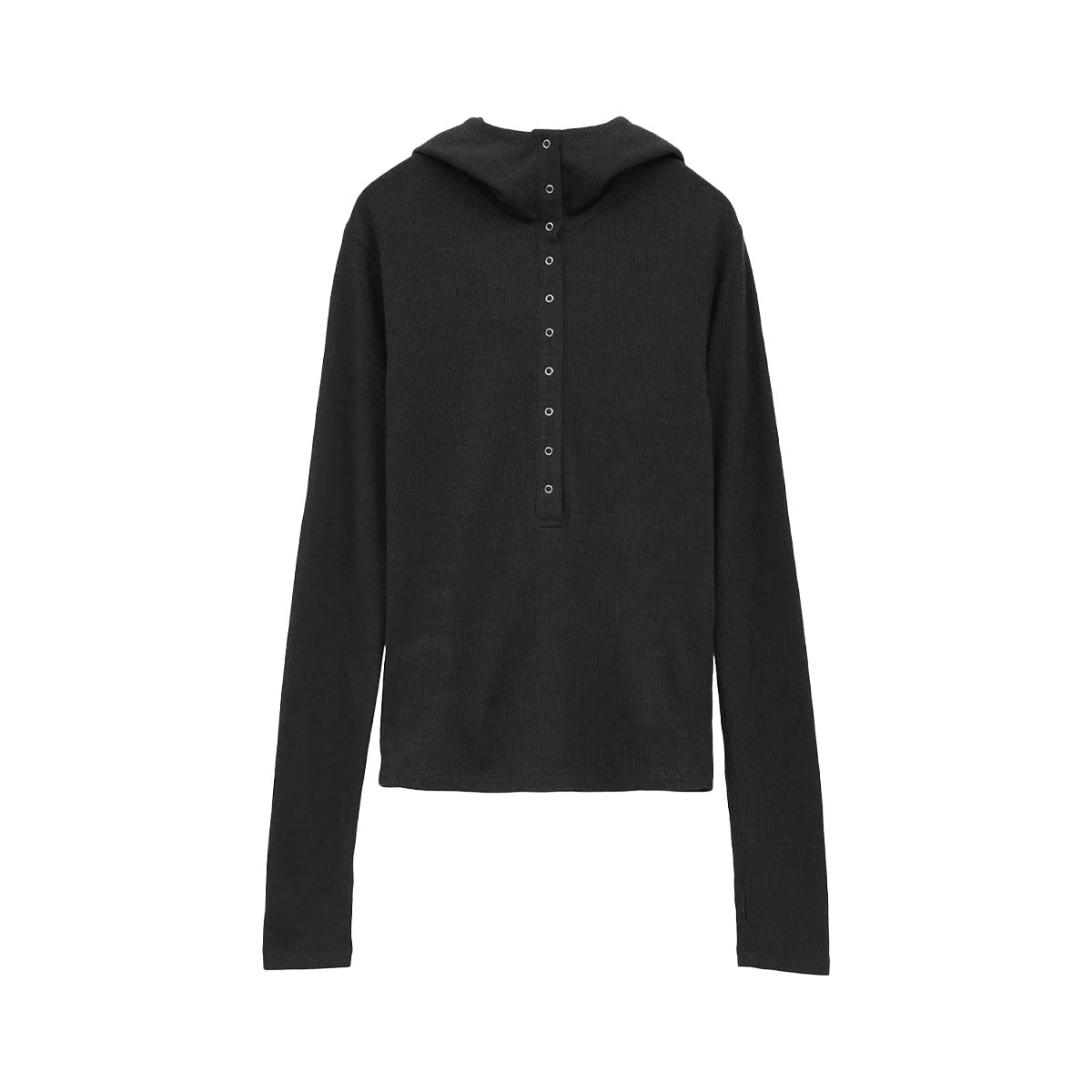 CLANE WOOL RIB HOODED TIGHT TOPS サイズ2 CLANE]WOOL RIB HOODED TIGHT TOPS/BLACK(19105-1152) – R&Co.