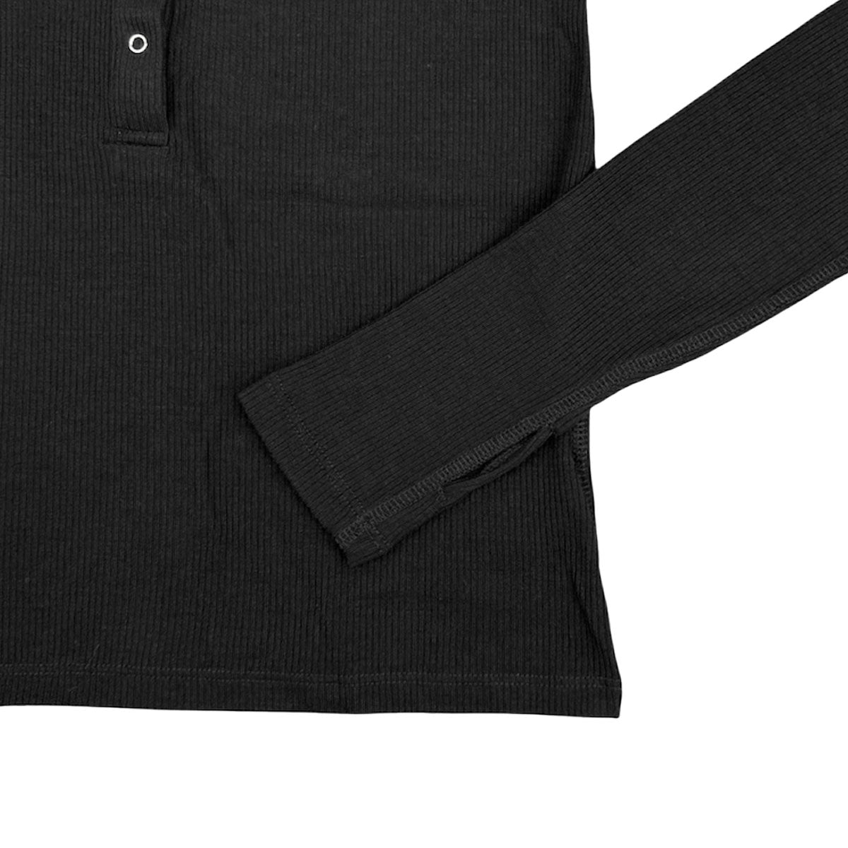 CLANE]WOOL RIB HOODED TIGHT TOPS/BLACK(19105-1152) – R&Co.