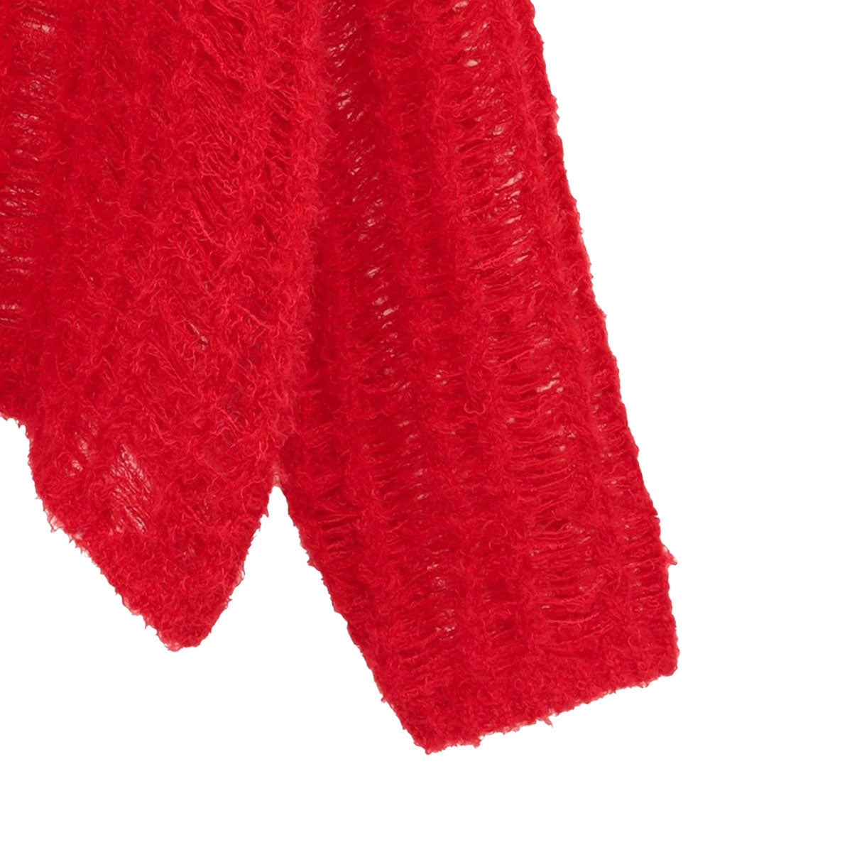 CLANE]SHEER SHAGGY LOOSE KNIT TOPS/RED(19106-2082) – R&Co.