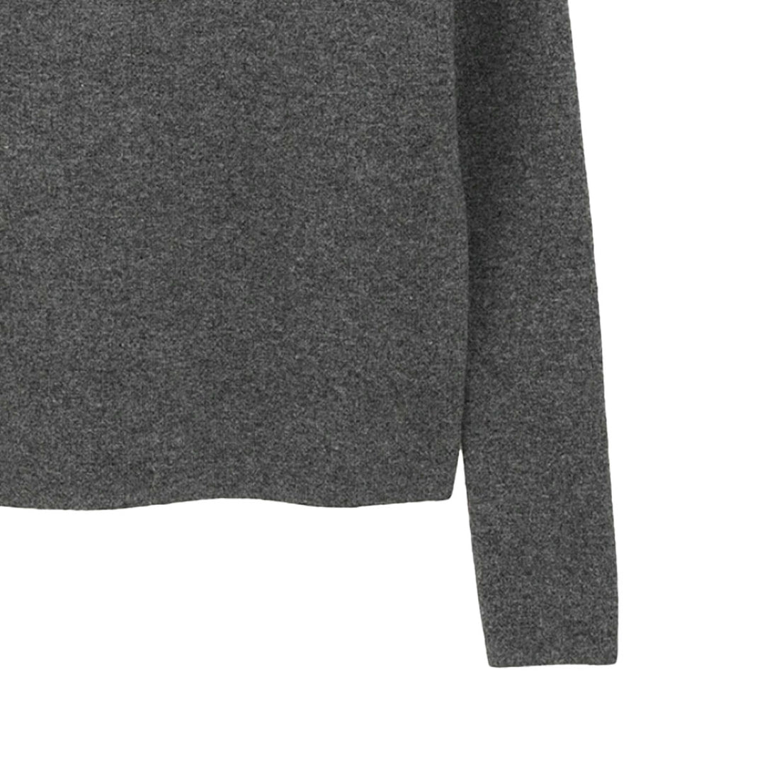 [CLANE]2WAY FRILL V NECK KNIT TOPS/GRAY(19106-2282)