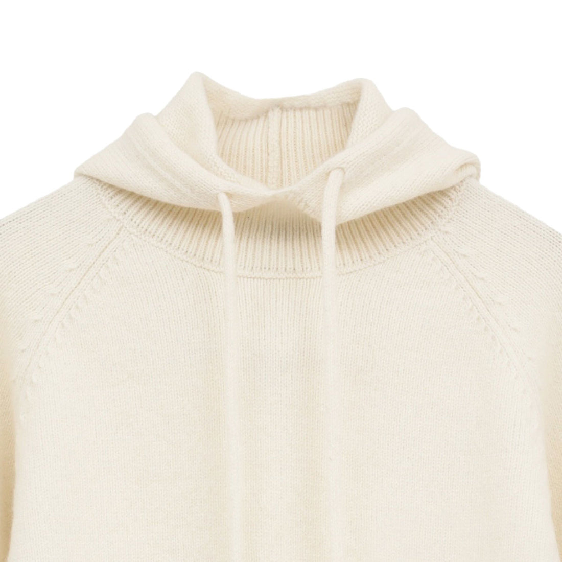 [CLANE]SHORT KNIT HOODIE/IVORY(19106-2362)