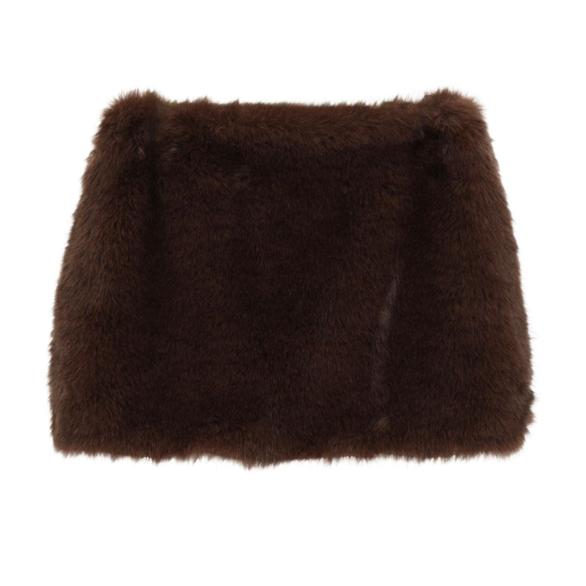 クラネ　FAKE FUR LOW WAIST MINI SKIRT CLANE]FAKE FUR LOW WAIST MINI SKIRT/BROWN(19109-6242) – R&Co.
