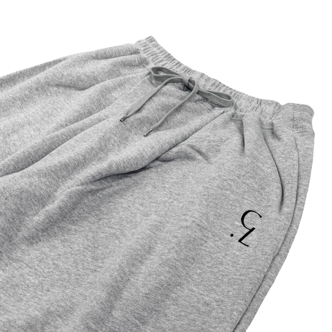 [CLANE]LOGO SWEAT TUCK WIDE PANTS/GRAY(19110-7242)