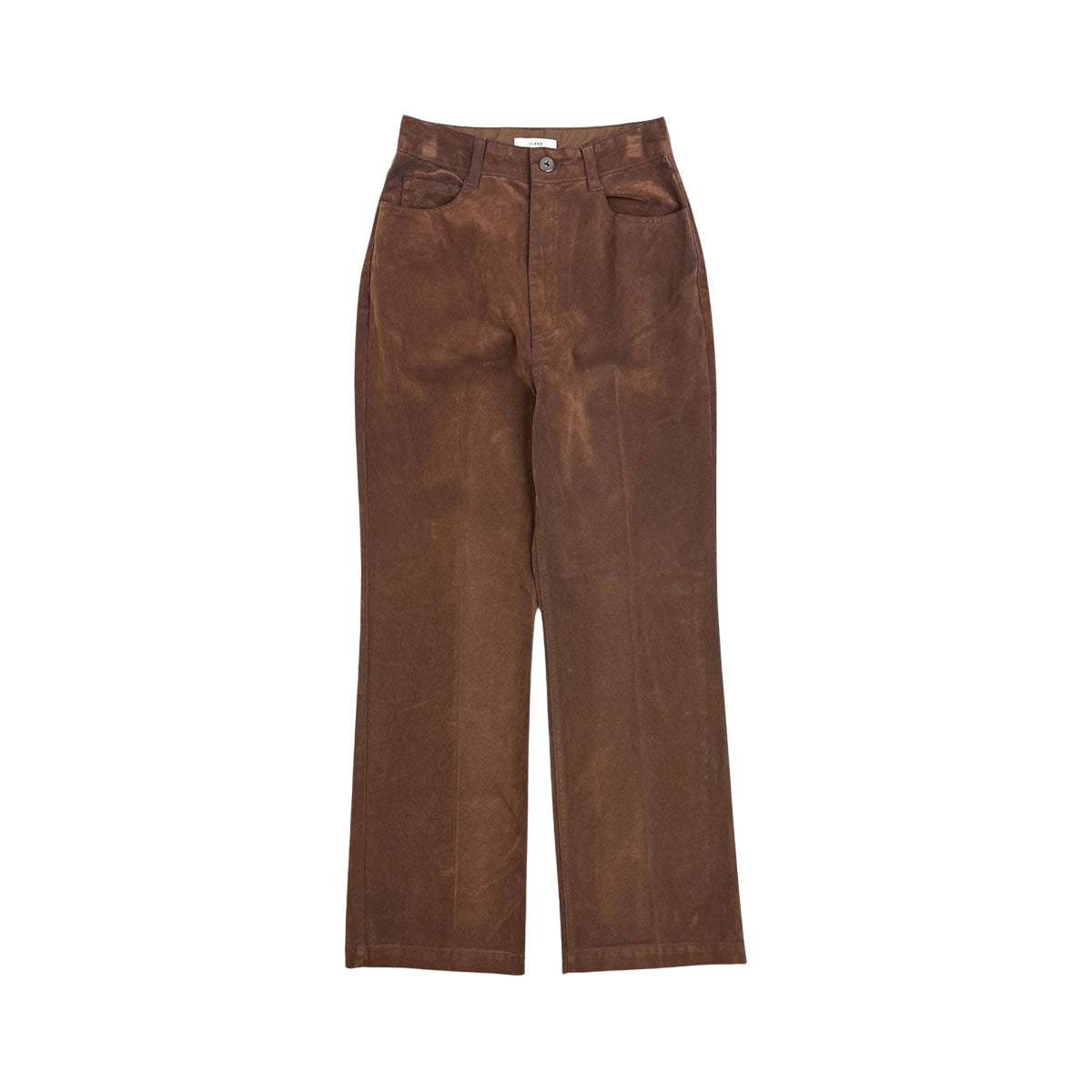 CLANE]FLOCKY CENTER PLESS PANTS/BROWN(19110-7272) – R&Co.