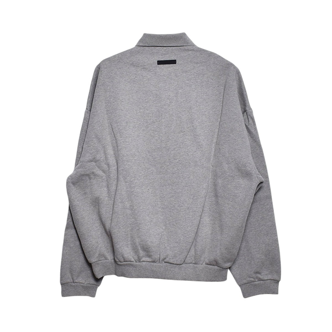 [ESSENTIALS]FLEECE POLO/DARK HEATHER(192BT244391F)