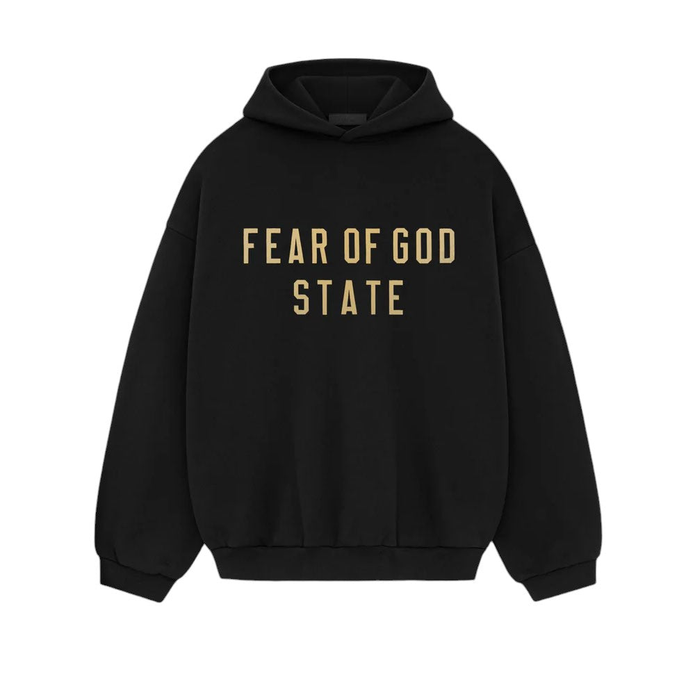 ESSENTIALS]FLEECE HOODIE/BLACK(192BT246250F) – R&Co