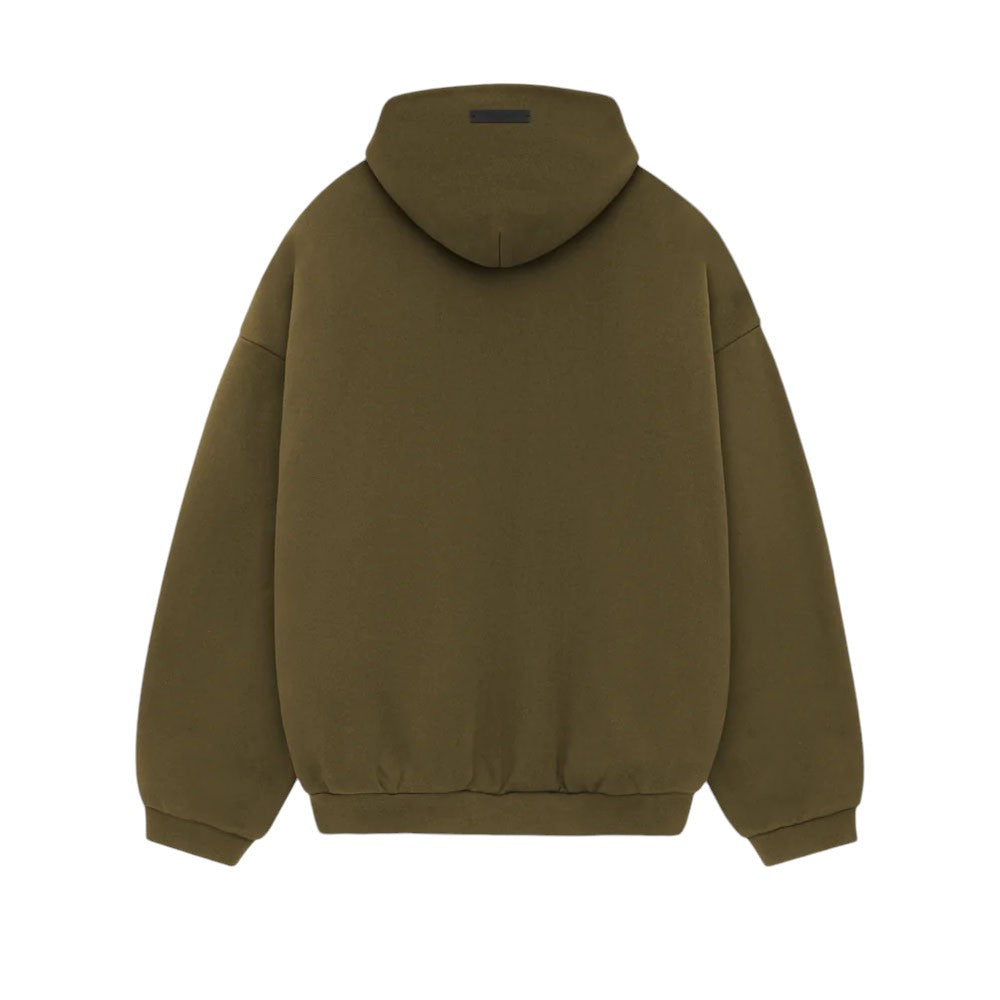 ESSENTIALS]FLEECE HOODIE/OLIVE(192BT246254F) – R&Co.