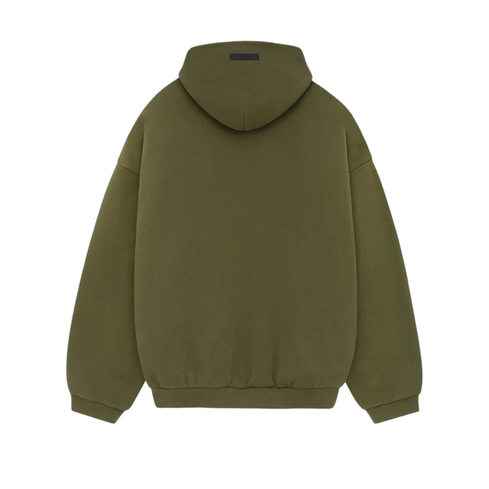 ESSENTIALS]FLEECE HOODIE/MILITARY(192BT246255F) – R&Co.
