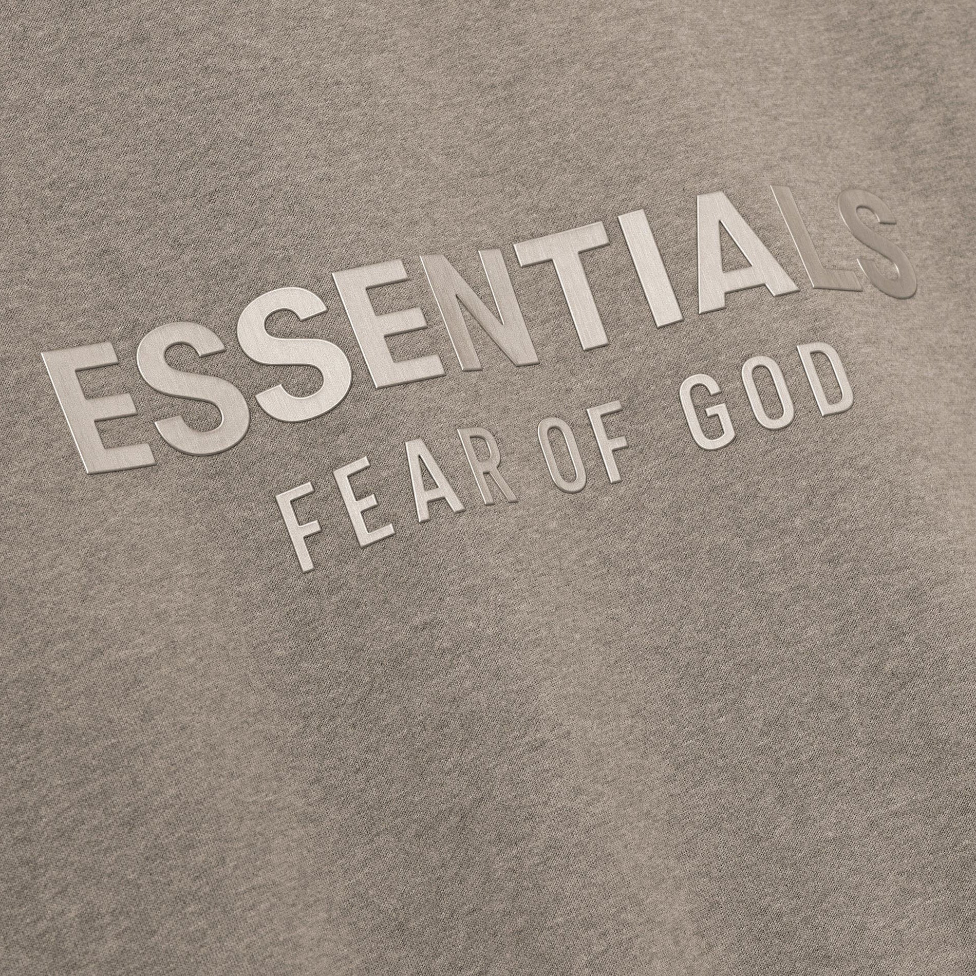 ESSENTIALS]CLASSIC FIT FLEECE HOODIE/HOMESTEAD HEATHER