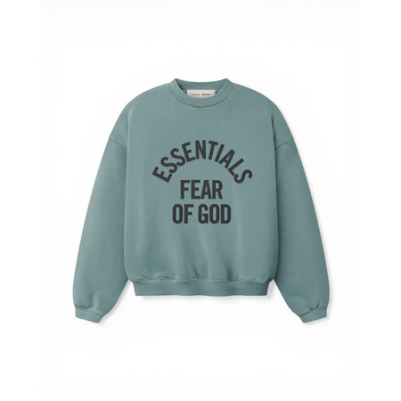 [ESSENTIALS]CAMPUS 90'S CREWNECK SWEATSHIRT/FADED COASTAL(192SP266593F)