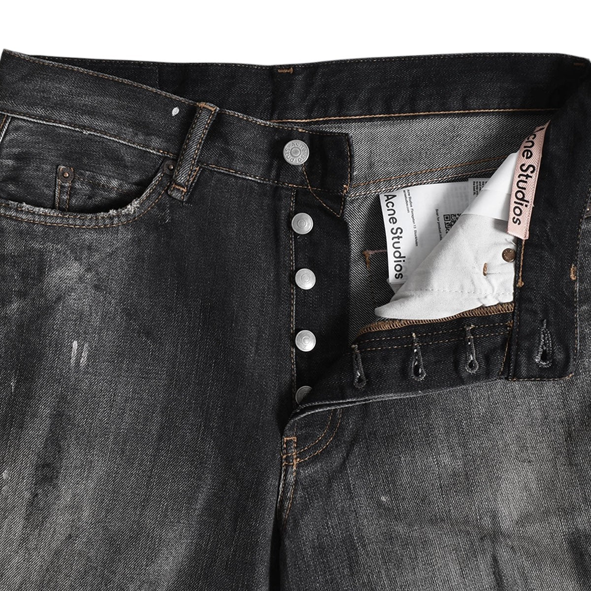 ACNE STUDIOS]1981 U Black Trafalg DENIM PANTS/BLACK – R&Co.