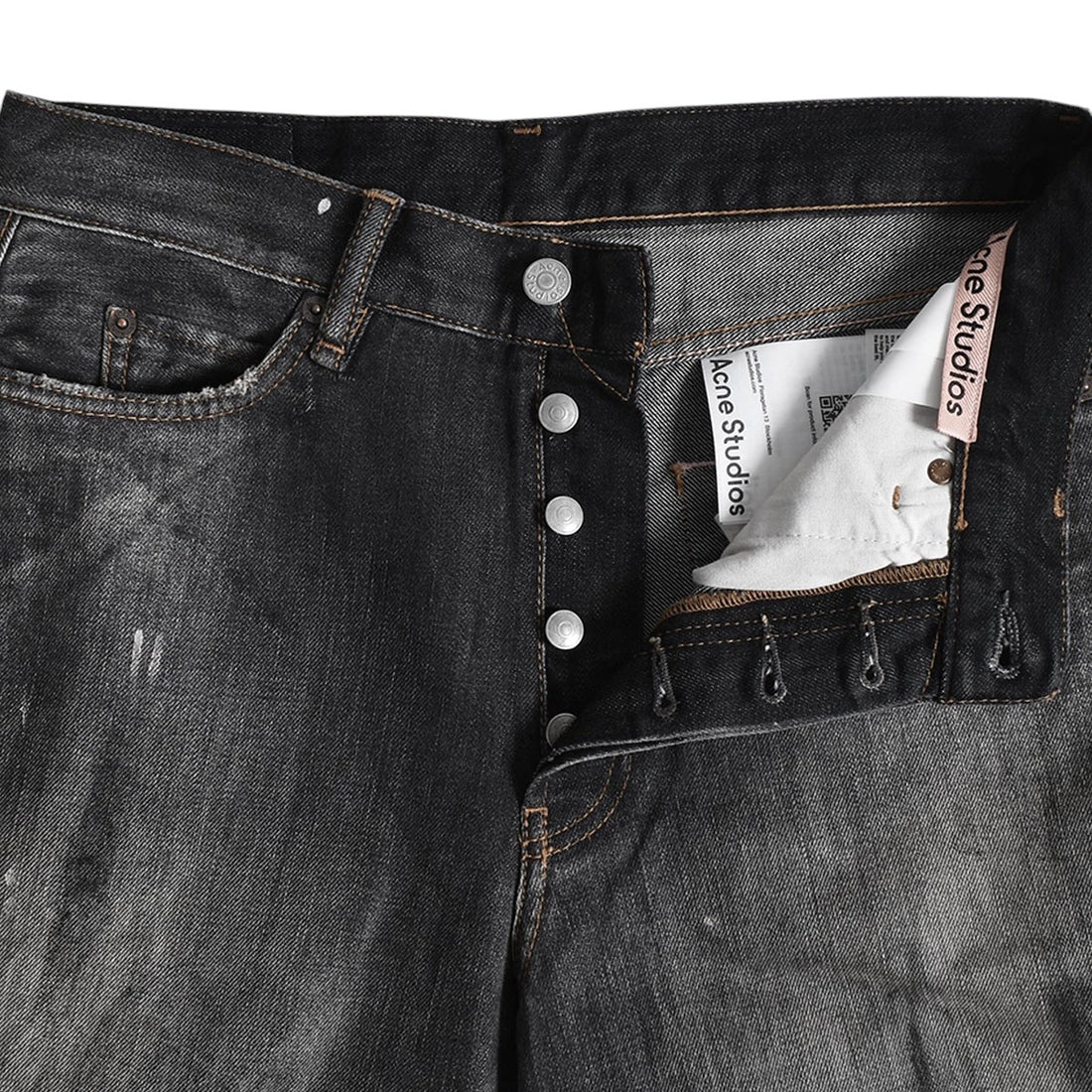 [ACNE STUDIOS]1981 U Black Trafalg DENIM PANTS/BLACK