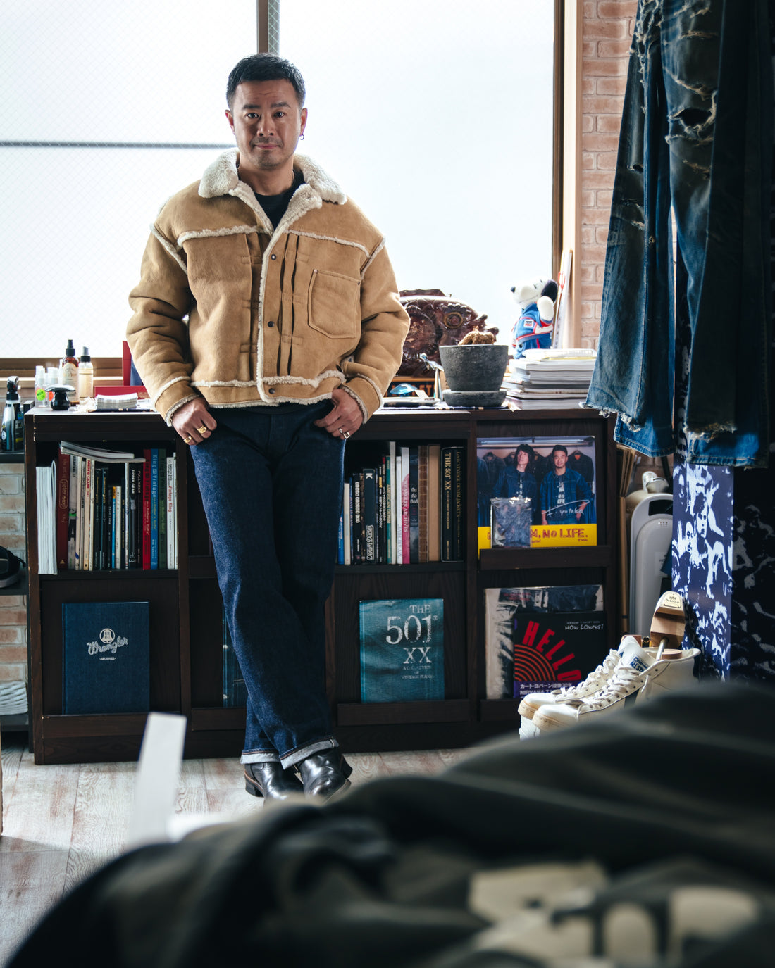 [SAINT Mxxxxxx]BB_MOUTON JACKET (SM-HR1-0000-C59)