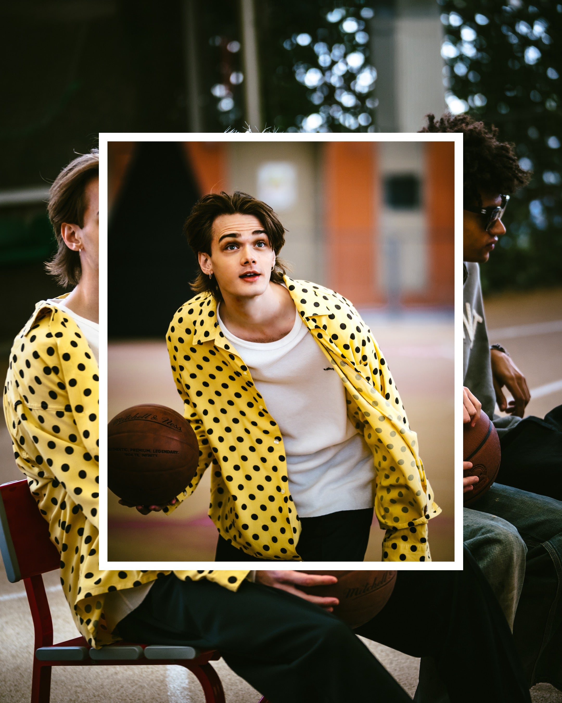 SAINT Mxxxxxx]RAYON SHIRT/DOT/YELLOW(SM-MK8-0000-047) – R&Co.