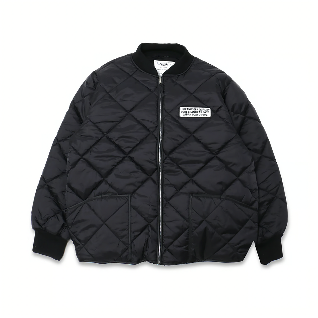 hide and seek nylon varsity jacket 24aw HIDE AND SEEK hide and seek nylon varsity jacket 24aw HIDE AND SEEK
