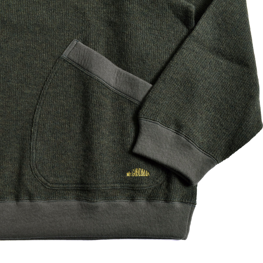 [ANDFAMILYS]DOUBLE FACE WOOL SWEATER/Olive Drab