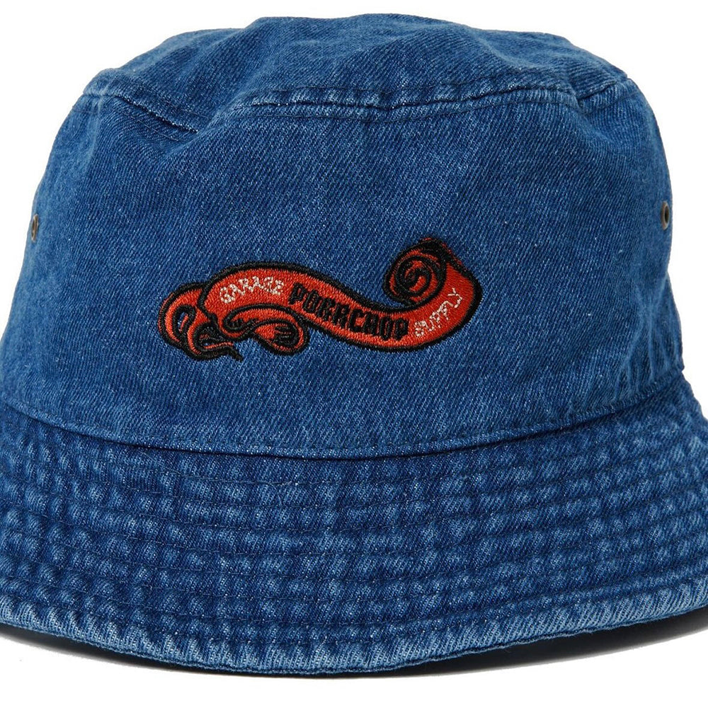 MASSES × PORKCHOP HAT-DENIM バケットハット