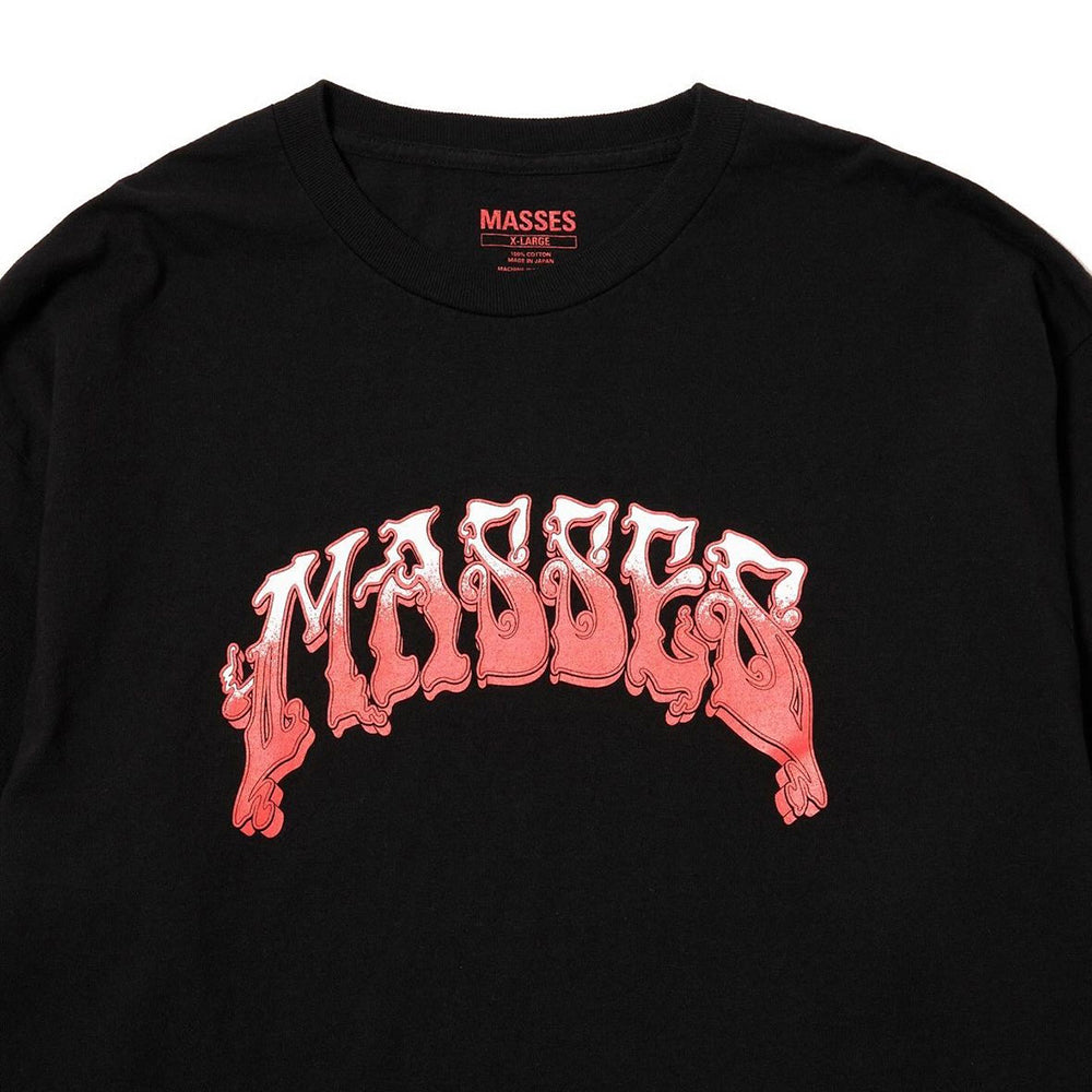 MASSES]T-SHIRT L/S JOINT/BLACK/RED – R&Co.