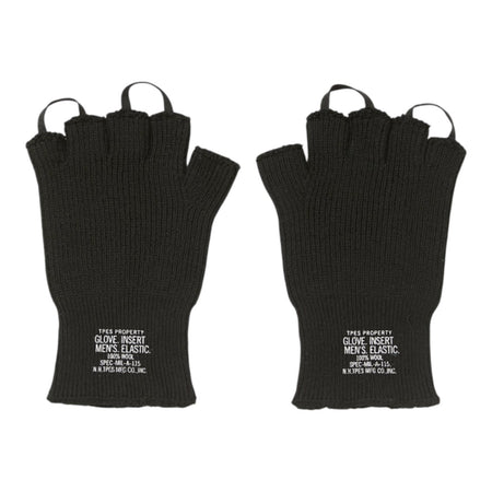 [N.hoolywood]FINGERLESS GLOVES/BLACK(2252-AC04)