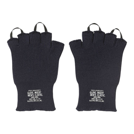 [N.hoolywood]FINGERLESS GLOVES/NAVY(2252-AC04)