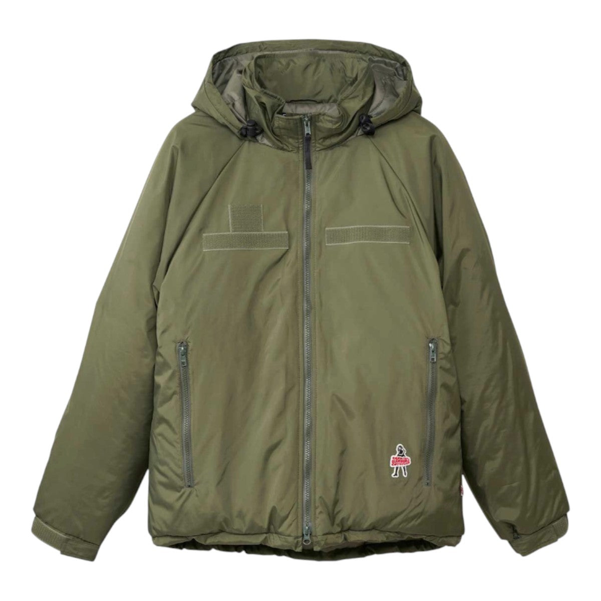 HYSTERIC GLAMOUR]VIXEN GIRLワッペン フーデッドブルゾン/KHAKI